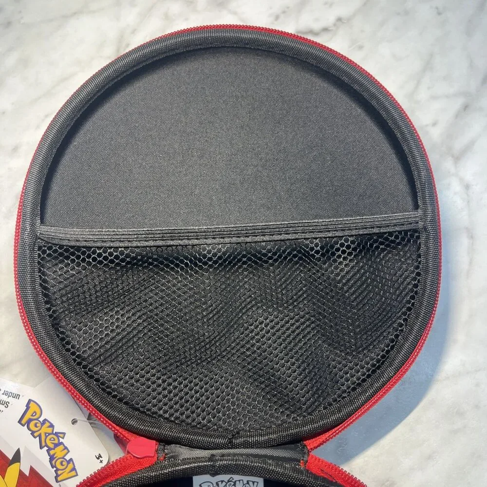 Pokemon Pokeball Pencil Case Red White Hard Zipper 8